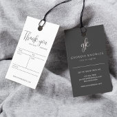 Custom Elegant Business Branded Prijs Hang Label Visitekaartje