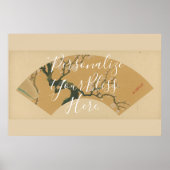 CUSTOM Elegant Cherry Blossom Pattern Art Poster (Voorkant)