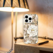 Custom Elegant Chic Big Camellia Bloem Roze Goud Case-Mate iPhone Case