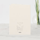 Custom Elegant Floral Vriendschap Quote Verjaardag Kaart (Achterkant)