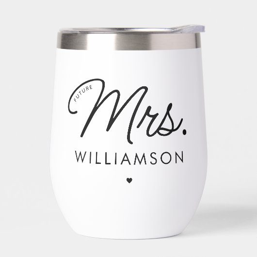 Custom Elegant Future Mrs Modern Verloving (Links)