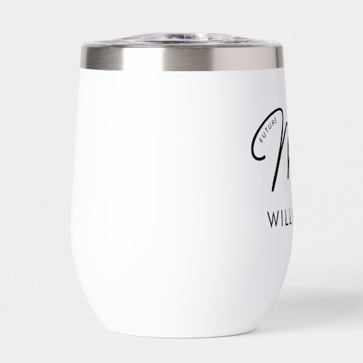 Custom Elegant Future Mrs Modern Verloving (Voorkant)