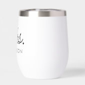 Custom Elegant Future Mrs Modern Verloving (Achterkant)