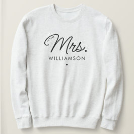 Custom Elegant Future Mrs Verloving Modern Trui