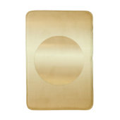 Custom Elegant Gold Look Glamour Blank Sjabloon Badmat (Voorkant Verticaal)