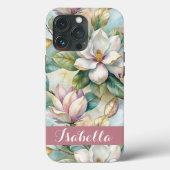 Custom Elegant Magnolias Case-Mate iPhone Case (Achterkant)