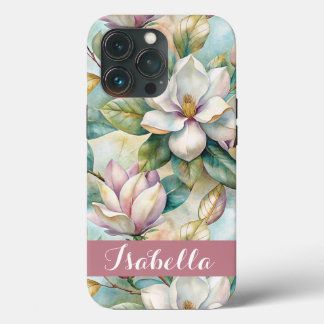Custom Elegant Magnolias Case-Mate iPhone Case