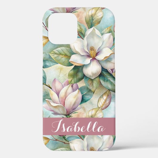 Custom Elegant Magnolias Case-Mate iPhone Case (Achterkant)