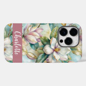 Custom Elegant Magnolias Case-Mate iPhone Case (Achterkant (horizontaal))