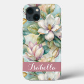 Custom Elegant Magnolias Case-Mate iPhone Case (Achterkant)