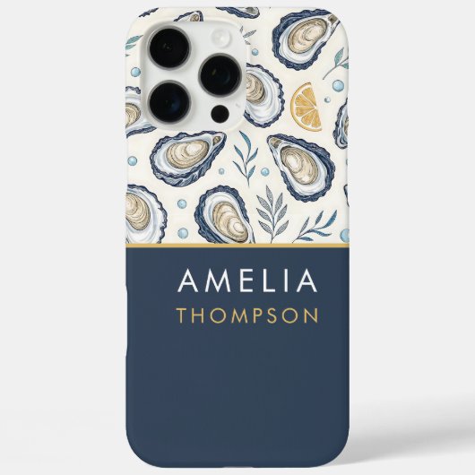 Custom Elegant Marine Oysters Case-Mate iPhone Case (Achterkant)