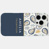 Custom Elegant Marine Oysters Case-Mate iPhone Case (Achterkant (horizontaal))