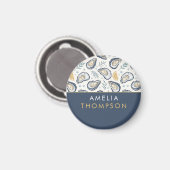 Custom Elegant Marine Oysters Magneet (Voorkant / Achterkant)