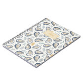 Custom Elegant Marine Oysters Notitieboek (Linkerzijde)