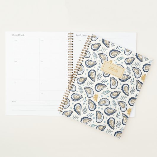 Custom Elegant Marine Oysters Planner (Display)