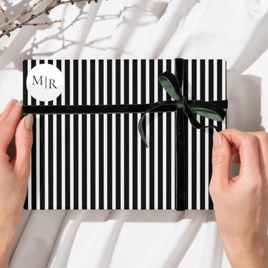 Custom Elegant | Minimal Business Initial Design  Sticker