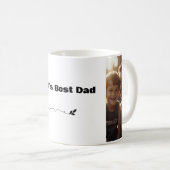 Custom Elegant Modern 2 foto's 's Werelds beste va Koffiemok (Voorkant rechts)