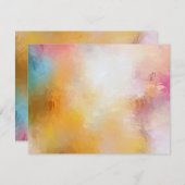 Custom Elegant Modern Abstract Blank Sjabloon (Voorkant / Achterkant)