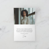 Custom Elegant Modern Afstuderen Dank u kaarten (Binnen)