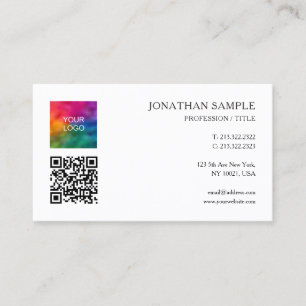 Custom Elegant Modern Clean Sjabloon Schattige Gla Visitekaartje