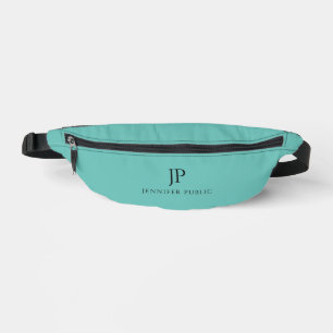Custom Elegant Modern Eenvoudige Sjabloon Monogram Heuptasje