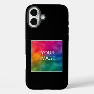 Custom Elegant Modern Eenvoudige Sjabloon Stoer iPhone 16 Plus Hoesje