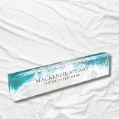 Custom Elegant Professioneel Modern Strand Naambordje