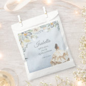 Custom Elegant Quinceañera 15th Birthday Bedankzakje (Geknipt)