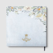 Custom Elegant Quinceañera 15th Birthday Gastenboek (Achterkant)