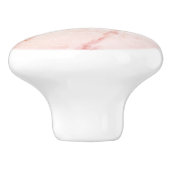 Custom Elegant Roos Goud Marmer Keramische Knop (Zijkant)