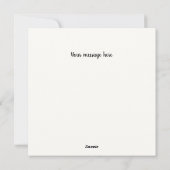 Custom Elegant Shaadi Mubarak Huwelijkscadeau Kaar Feestdagenkaart (Achterkant)