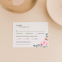 Custom Elegant Waterverf Roos behuizing Kaart