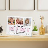 Custom Elegant We houden van je Mimi Fotocollage Fotoplaat