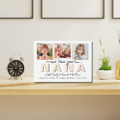 Custom Elegant We houden van je Nana Fotocollage Fotoplaat