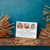 Custom Elegant We houden van je Oma Fotocollage Fotoplaat (Zijkant)