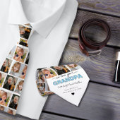 Custom Elegant We houden van je opa Fotocollage Stropdas