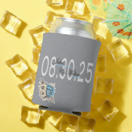 Custom Elegant Wedding Day Favoriet Blikjeskoeler