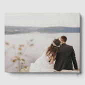 Custom Elegant Wedding Guest Book Gastenboek (Achterkant)