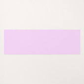 Custom elegante bloemen paarse violet grijs rood yogamat (Achterkant (horizontaal))