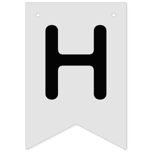 Custom Elephant "Happy Birthday" Banner (Tweede vlag)