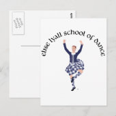 CUSTOM Elise Lyall School of Dance Briefkaart (Voorkant / Achterkant)