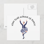 CUSTOM Elise Lyall School of Dance Briefkaart (Voorkant / Achterkant)