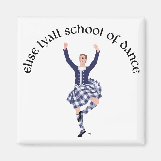 CUSTOM Elise Lyall School of Dance Magneet (Voorkant)