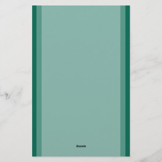 Custom Emerald Green Briefpapier (Achterkant)
