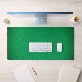 Custom Emerald Green Desk Mat - Slank & Modern
