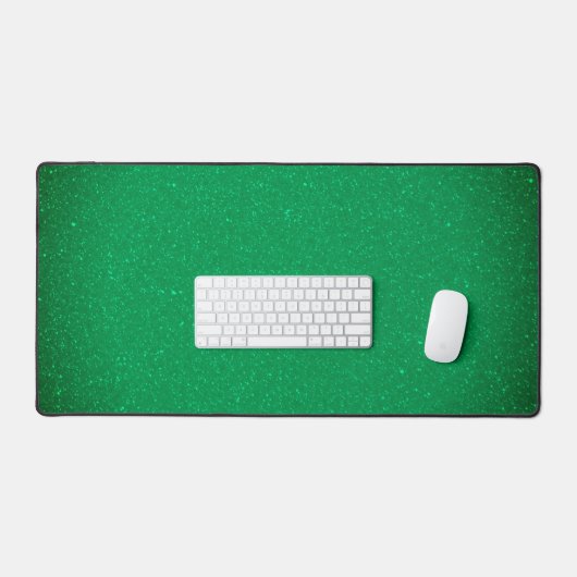 Custom Emerald Green Desk Mat - Slank & Modern (Keyboard & Muis)