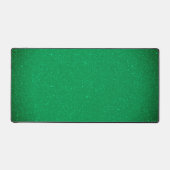Custom Emerald Green Desk Mat - Slank & Modern (Voorkant)