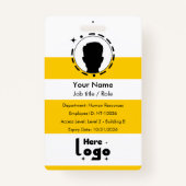 Custom employee ID Badge (Voorkant)