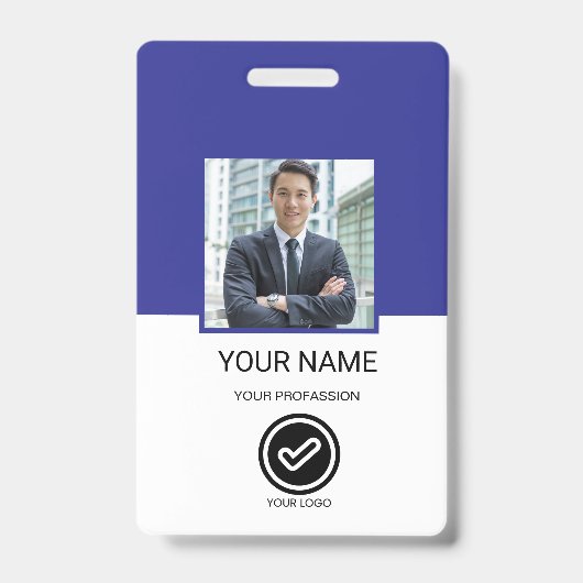 Custom Employee ID Badge (Voorzijde)