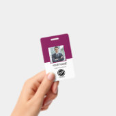 Custom Employee ID Badge (Handheld)